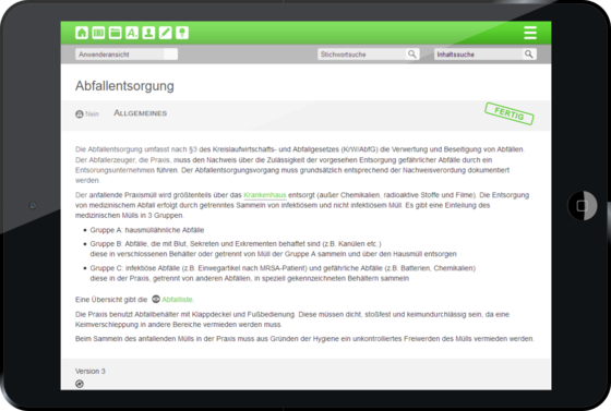 unser QM-System ist auch in Mobilgeräten nutzbar
