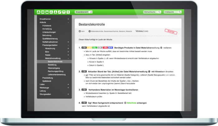 Beispiel für einen Ablauf im QM-System